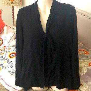 ✨EUC Anthropologie Maeve Tie Neck Blouse ✨ Sz 2 ✨ $98